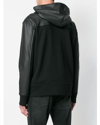 Мужской черный худи от Just Cavalli