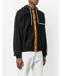 Мужской черный худи от Heron Preston