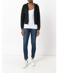 Женский черный худи от Moncler