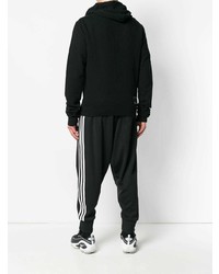 Мужской черный худи от Unravel Project