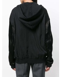 Женский черный худи от Haider Ackermann