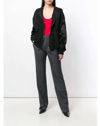 Женский черный худи от Haider Ackermann