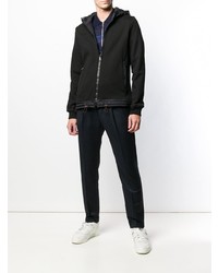 Мужской черный худи от Low Brand