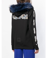 Женский черный худи от Mr & Mrs Italy