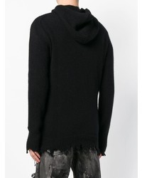 Мужской черный худи от Overcome