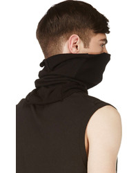 Мужской черный шарф от Julius