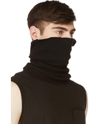 Мужской черный шарф от Julius