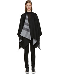 Женский черный шарф от Burberry