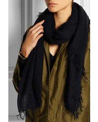 Женский черный шарф от Chan Luu