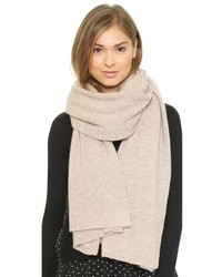 Женский черный шарф от White + Warren