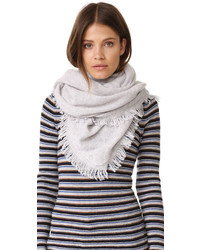 Женский черный шарф от White + Warren