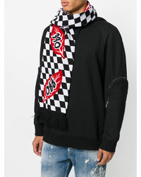 Мужской черный шарф от Off-White