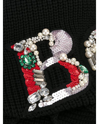 Женский черный шарф от Blugirl