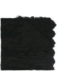Женский черный шарф от Ermanno Scervino