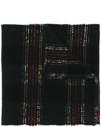 Женский черный шарф от Faliero Sarti