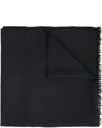 Женский черный шарф от Fendi