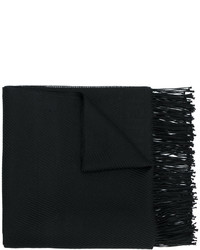 Мужской черный шарф от Fendi