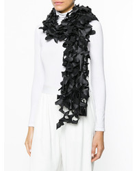 Женский черный шарф от Maria Calderara