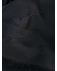 Женский черный шарф от Salvatore Ferragamo