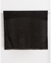 Мужской черный шарф от Asos