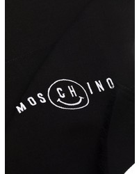 Мужской черный шарф от Moschino