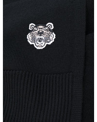 Женский черный шарф от Kenzo