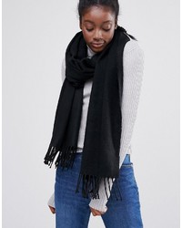 Женский черный шарф от Monki