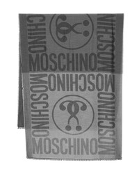 Мужской черный шарф от Moschino