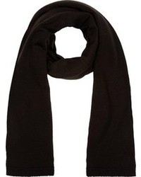 Женский черный шарф от Rick Owens