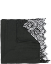 Женский черный шарф от Valentino Garavani