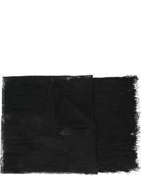 Женский черный шарф от Valentino
