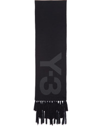 Мужской черный шарф от Y-3