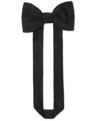 Мужской черный шелковый галстук-бабочка от Lanvin