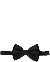 Мужской черный шелковый галстук-бабочка от DSQUARED2