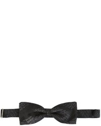 Мужской черный шелковый галстук-бабочка от Etro