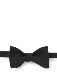 Мужской черный шелковый галстук-бабочка от Hackett