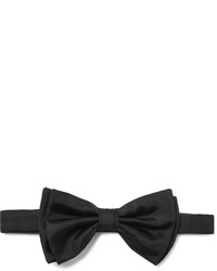Мужской черный шелковый галстук-бабочка от Hugo Boss