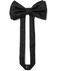 Мужской черный шелковый галстук-бабочка от Hugo Boss