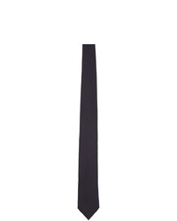 Мужской черный шелковый галстук с геометрическим рисунком от Ermenegildo Zegna