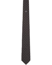 Мужской черный шелковый галстук со звездами от Givenchy