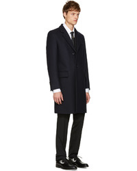 Мужской черный шелковый галстук от Fendi