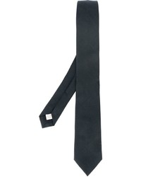 Мужской черный шелковый галстук от Burberry