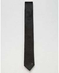 Мужской черный шелковый галстук от Calvin Klein