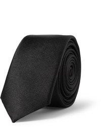 Мужской черный шелковый галстук от Dolce & Gabbana