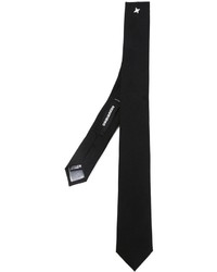 Мужской черный шелковый галстук от DSQUARED2