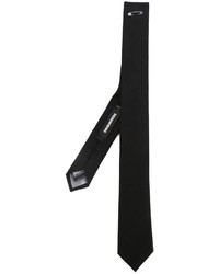Мужской черный шелковый галстук от DSQUARED2