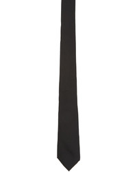 Мужской черный шелковый галстук от Fendi