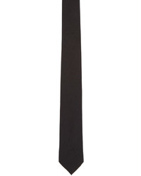 Мужской черный шелковый галстук от Paul Smith
