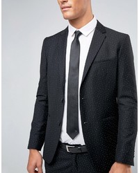 Мужской черный шелковый галстук от Calvin Klein