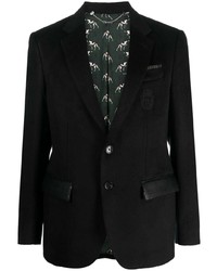 Мужской черный шелковый пиджак от Billionaire